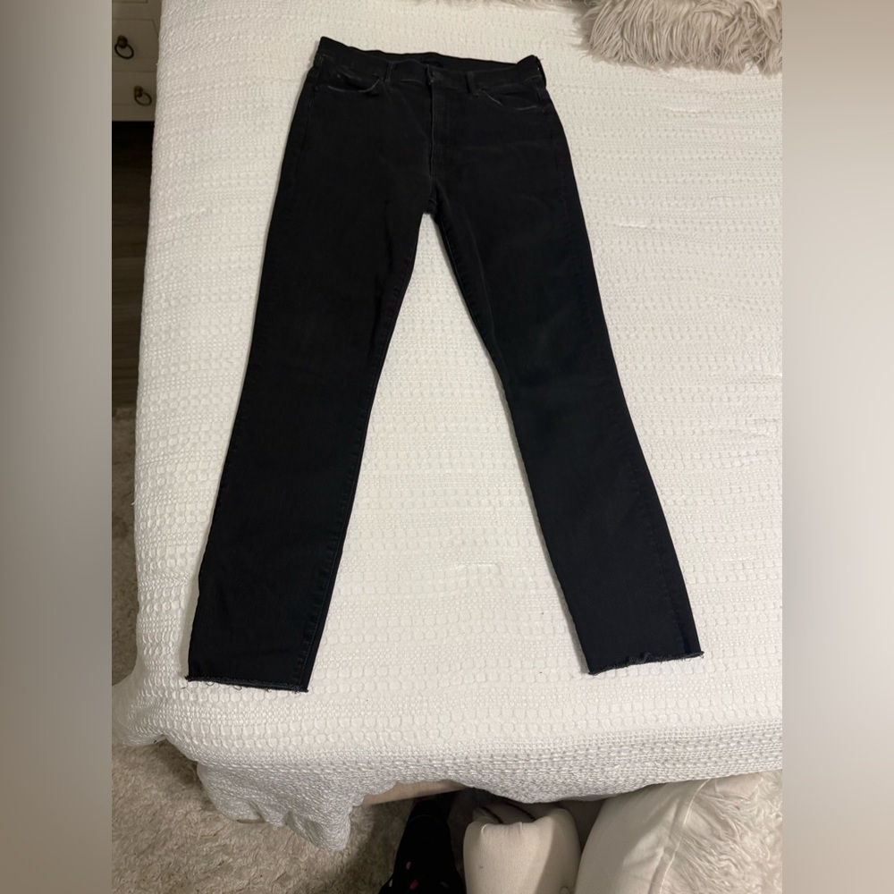 MOTHER Women's Classic Black Skinny Jeans